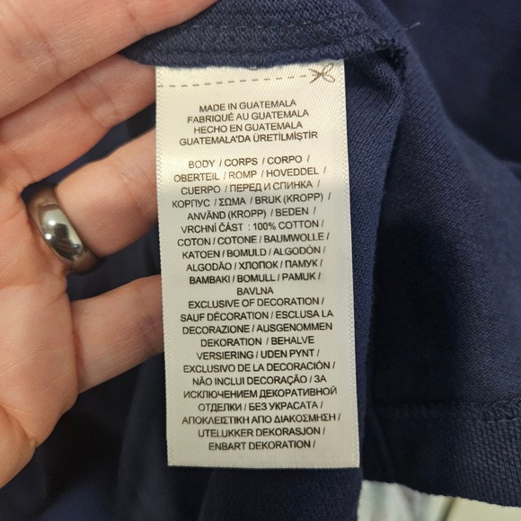 NWT Polo Ralph Lauren Polo Shirt XLT Tall Blue Green Colorblock Sleeves $125 - Picture 5 of 8